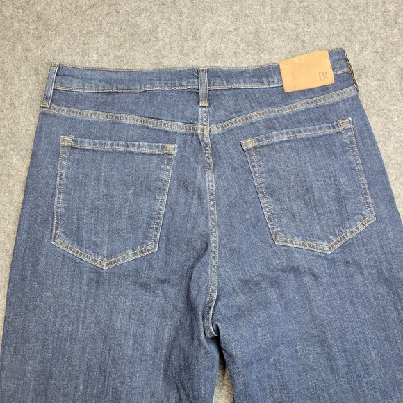 Banana Republic Jeans Womens 31L Blue Denim Dark Wash Streetwear The Flare Leg - Picture 6 of 13